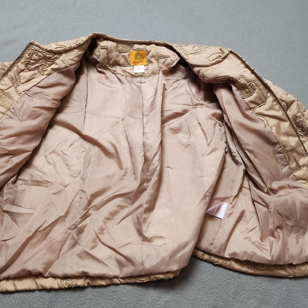 Vintage Ruby Rd. Embroidered Zip Puff Jacket - Picture 12 of 13